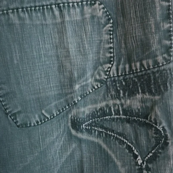 POLO Sportsman Military Green Distress 1967 Patchwork Cargo Jeans NWT - Picture 6 of 16